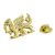 Gold Welsh Dragon Lapel Pin