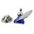 Blue Ink with Quill Pen Lapel Pin Badge