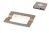 Cigar Ashtray 2 Position Ceramic Chequer Design 20.5 x 17.3 cms