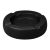 4 Position Round Matt Black Passatore Ceramic Cigar Ashtray 20cm Diameter x 5cm