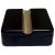 Cigar Ashtray 100mm Square Black Twist Lid Boxed (1)