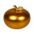 Gold Apple Aluminium Windproof Ashtray 10cm Diameter Boxed 