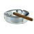 Aluminium Twirl Design  3 Position Round Cigar Ashtray 21cm Diameter x 4cm