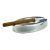 Aluminium Venice Design  2 Position Oval Cigar Ashtray 20 x 11 x 3.5cm