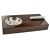 Ebony Wood Veneer Cigar Ashtray Single Position  Boxed