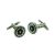 Black Accents Tudor Rose Cufflinks