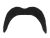 1970'S Retro Stick on Moustache Photo Prop (BR2)