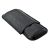Cigar Case 2 Corona Black Bark Leather