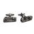 Gunmetal Retro Locomotive Train Cufflinks