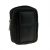 Black Leather Cigarette Packet Holder with Accessory Holder and Belt Loop