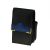 Black & Blue Hill Leather Cigarette Packet Holder with Lighter Holder