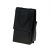 Black & Black Petal Leather Cigarette Packet Holder with Lighter Holder