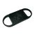 Masonic Design Two Finger Twin Blade Black Plastic Cigar Cutter