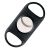 Black Plastic Cigar Cutter 80 Ring Gauge