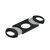 Angelo 64 Ring Gauge Two Finger Black Plastic Cigar Cutter Bagged (1)