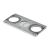 Cigar Cutter Double Blade 2-Finger Credit Card Shape Satin