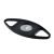 Cigar Cutter Double Blade 2-Finger Pinted End Black Plastic