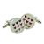 Enamelled Cufflinks love hearts design