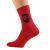Che Guevara Design Mens Red Socks
