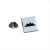 Silhouette Great Pyramids of Gisa Lapel Pin Badge