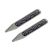 Purple Paisley Insert Rhodium Plated Collar Stiffeners