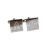 Engraved Road Sign Style Caution 60th Birthday Cufflinks