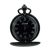 Matt Black Budget Pocket Watch (engravable)