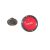Red Panic Button Lapel Pin Badge