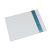 White Guest Book with Turquoise crystal decorated ribbon