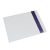 White Guest Book with Purple crystal decorated ribbon