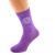 Personalised Limited Edition Birth Year Ladies Purple Socks