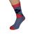 Red Diamond Pattern Bright Mens Socks