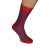 Red Striped Bright Mens Socks
