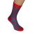 Red Spotted Bright Mens Socks