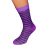 Purple Striped Bright Mens Socks