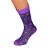 Purple Spotted Bright Mens Socks
