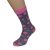 Hot Pink Spotted Bright Mens Socks