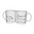 Personalised Wedding Couple I do / I do What She says Mug Set