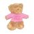 Bridesmaid Wedding Plush Bear in Woolly Jumper