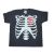 Glow In The Dark Skeleton & Heart Halloween Creepy Design T Shirt