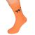 Halloween Black Cat Orange Mens Socks