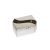Rectangular Silver Plated Crystal Wave Deluxe Trinket Box (DWC)