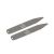 Masonic Pair of Rhodium Plated Collar Stiffeners (engravable)