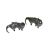 English Made Otter Pewter Cufflinks