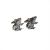 English Made Frog Pewter Cufflinks
