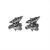 English Made Moose Head Pewter Cufflinks