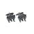English Made Pewter Bears Cufflinks