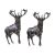 English Made Pewter Standing Stag Cufflinks