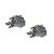 English Made Boars Head Pewter Cufflinks