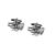 English Made Pewter Dog Paw Cufflinks